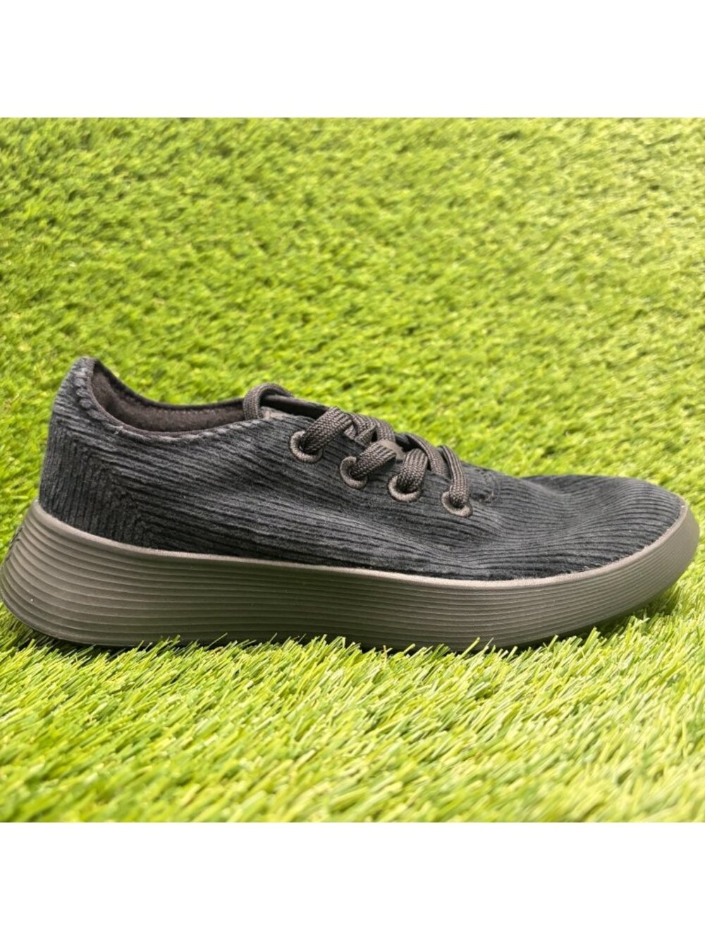 Allbirds Wool Runner Go Womens Size 7.5 Black Athletic Running Shoes Sneakers